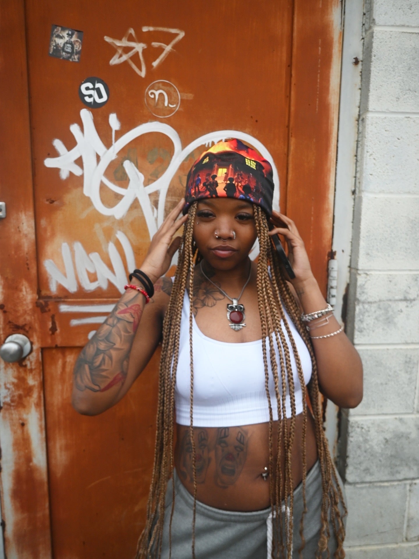 F**k SCHOOL SKULL CAP