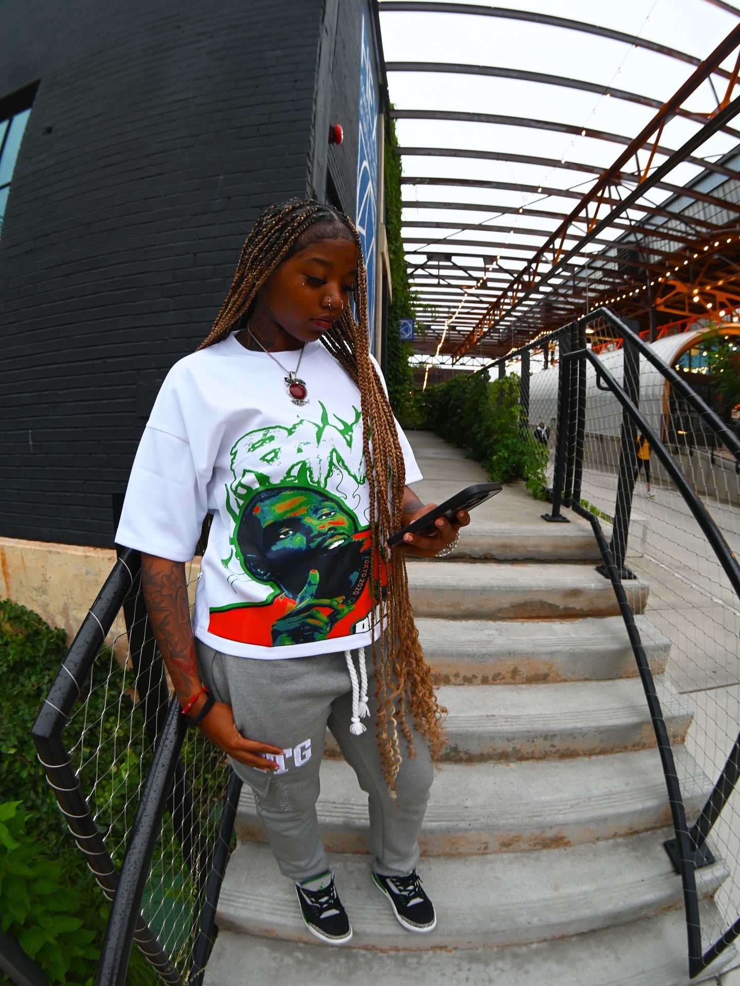 OVERSIZED KD RANK 1 TEE (GREEN)