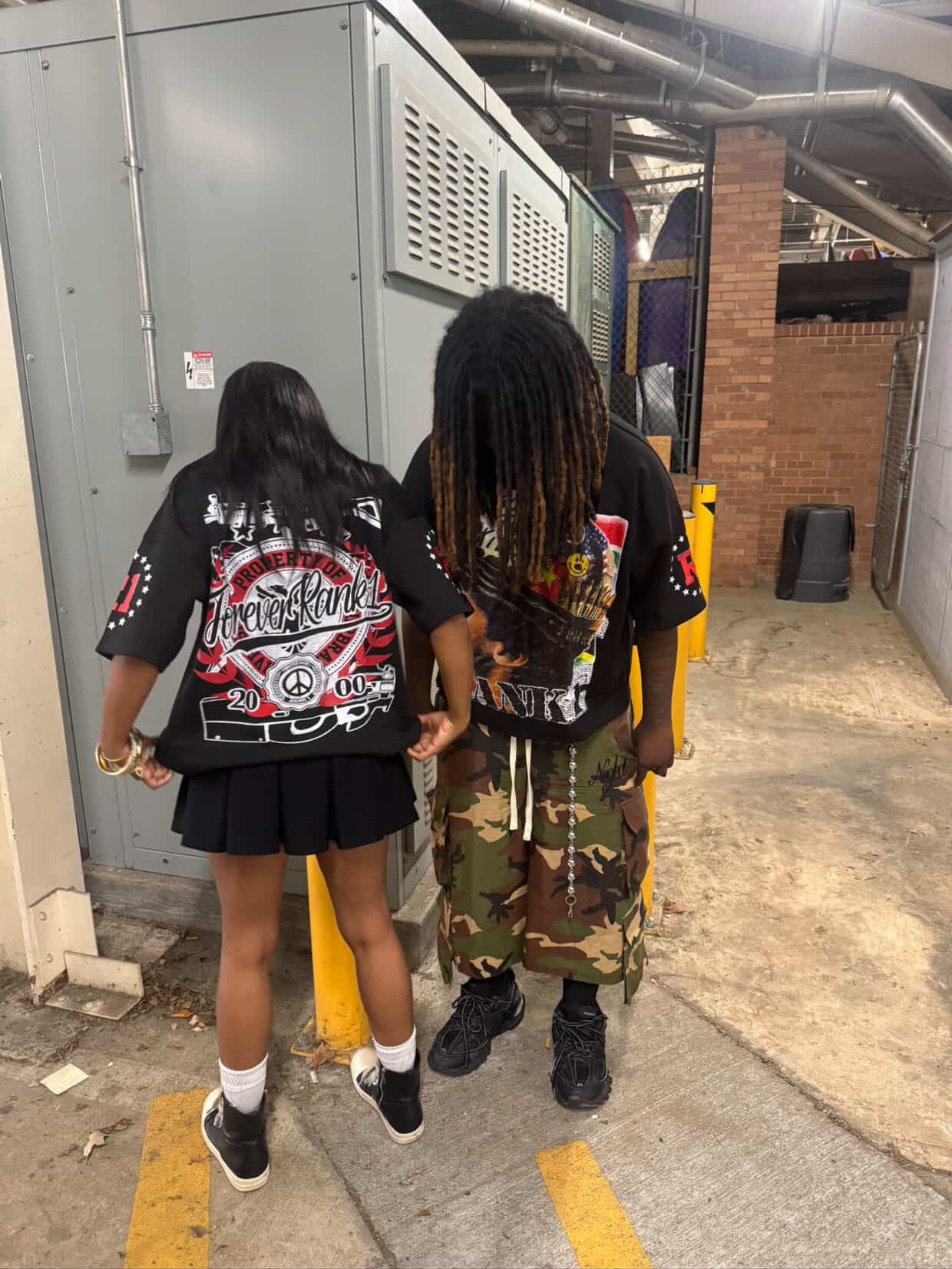 Military tee (black)