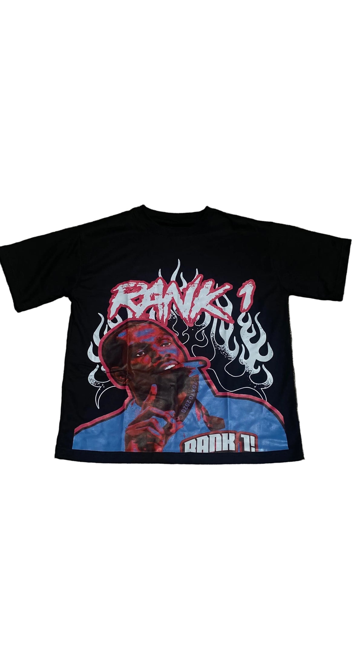 OVERSIZED RANK1 KD TEE (PINK)