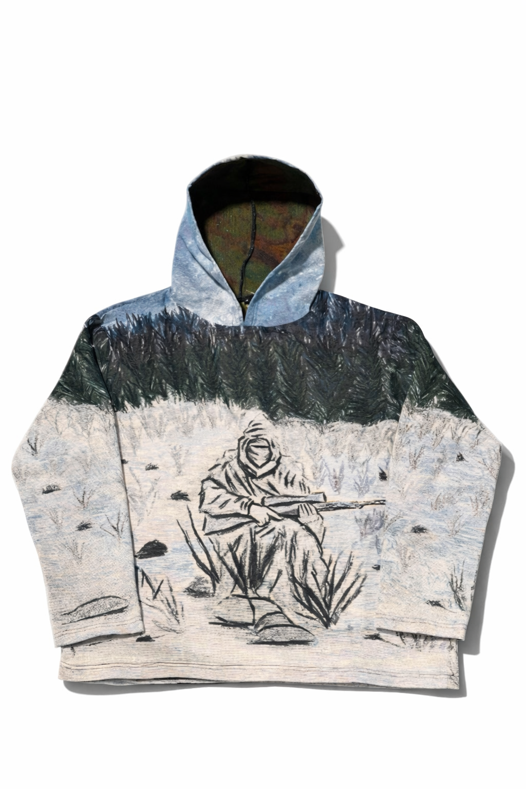SNOWMAN TAPESTRY HOODIE