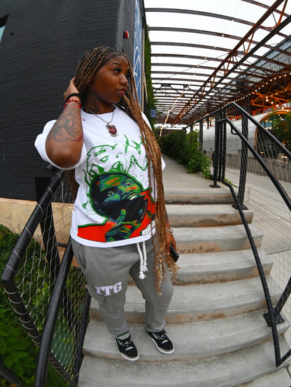 OVERSIZED KD RANK 1 TEE (GREEN)