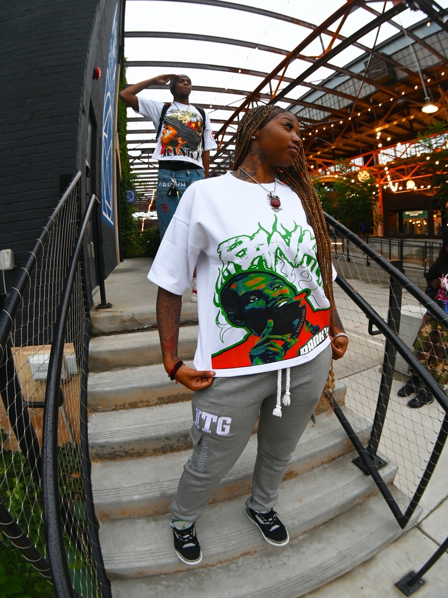 OVERSIZED KD RANK 1 TEE (GREEN)