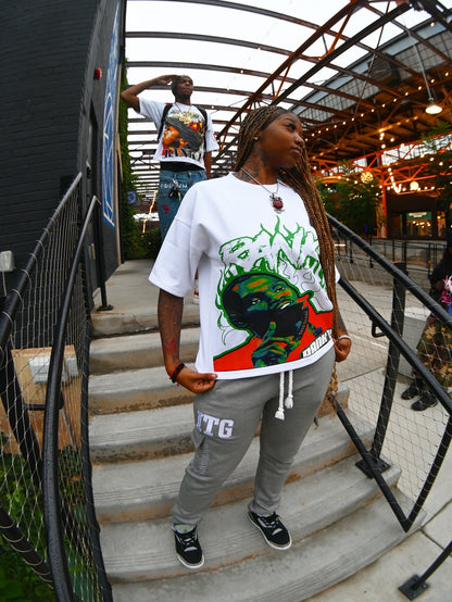 OVERSIZED KD RANK 1 TEE (GREEN)
