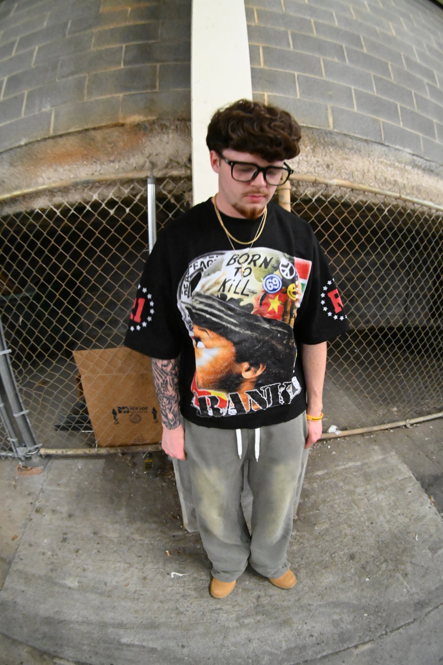 Military tee (black)