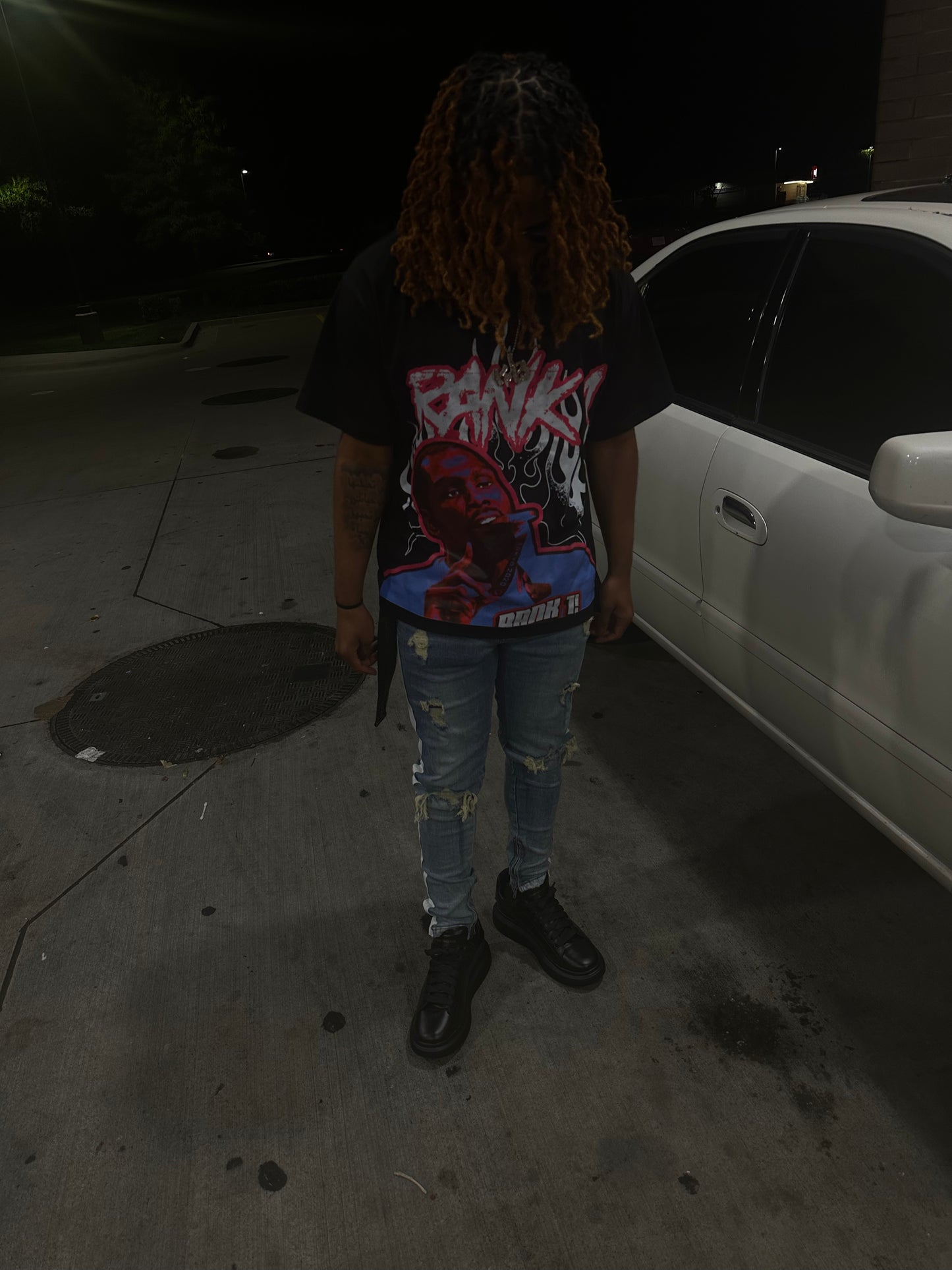 OVERSIZE KD RANK 1 TEE (PINK)