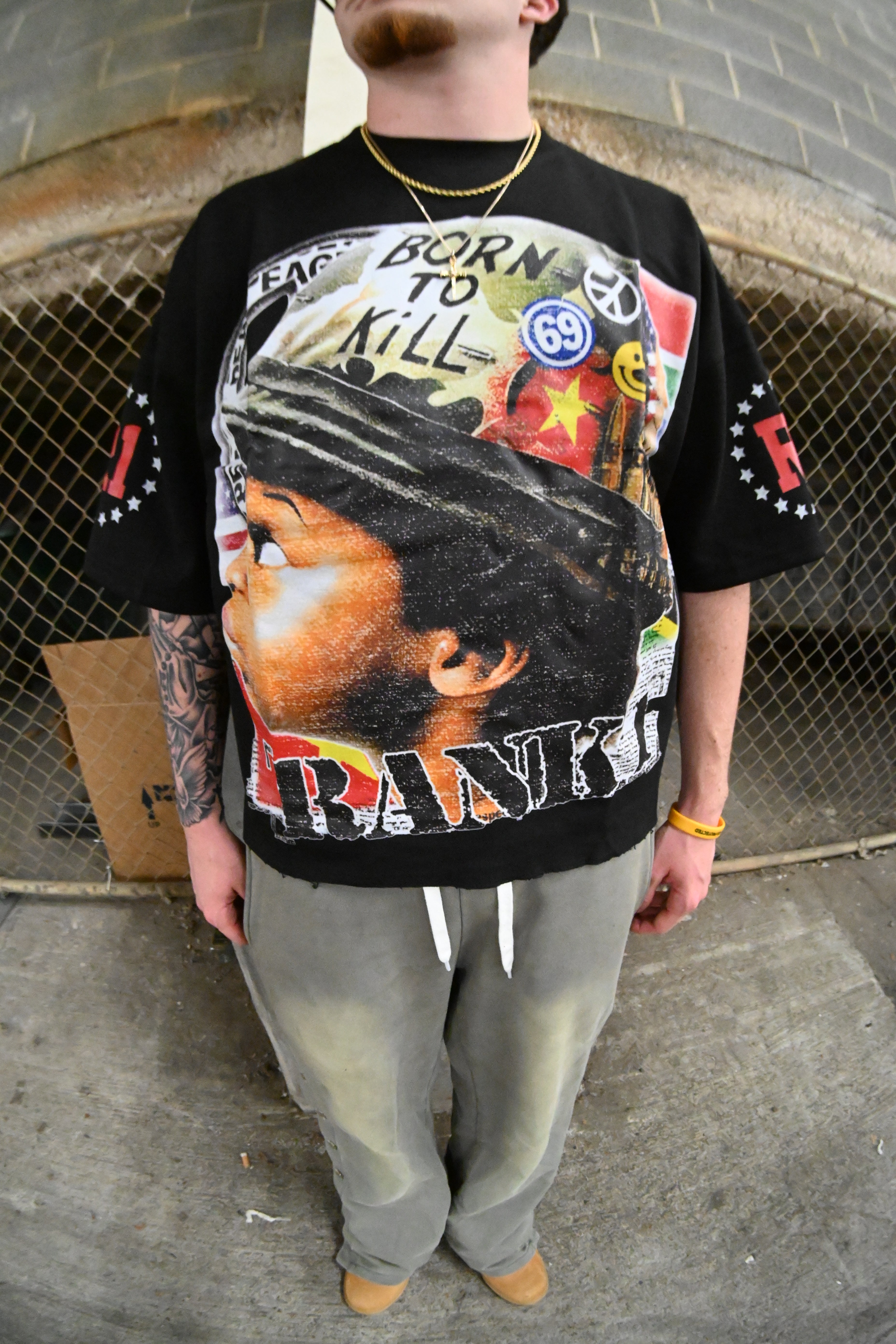 MILITARY TEE (BLACK)