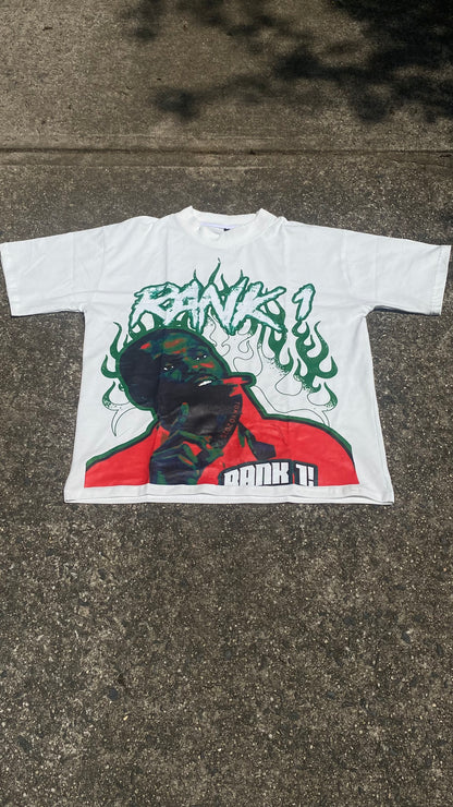 OVERSIZED KD RANK 1 TEE (GREEN)