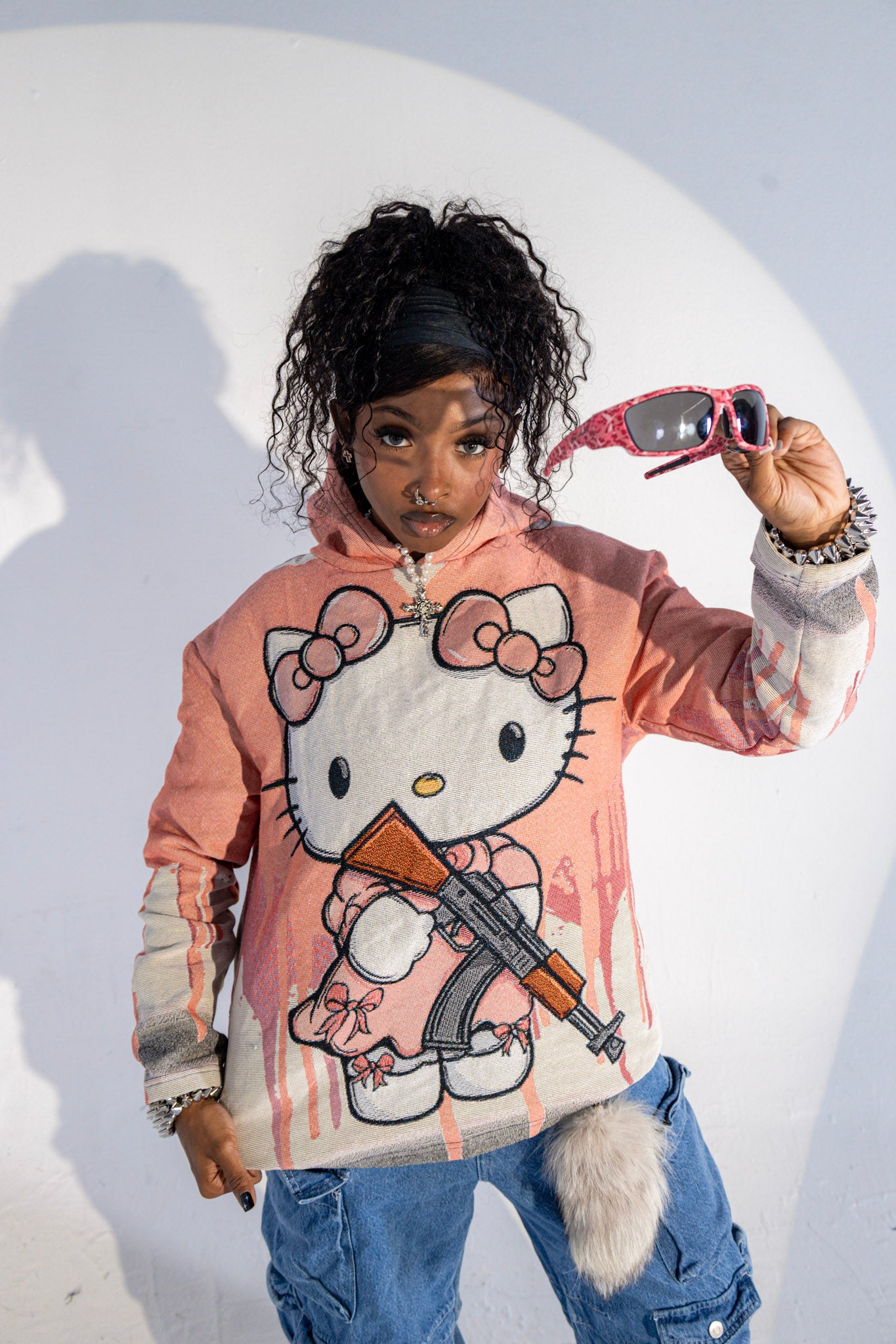 KITTY TAPESTRY HOODIE