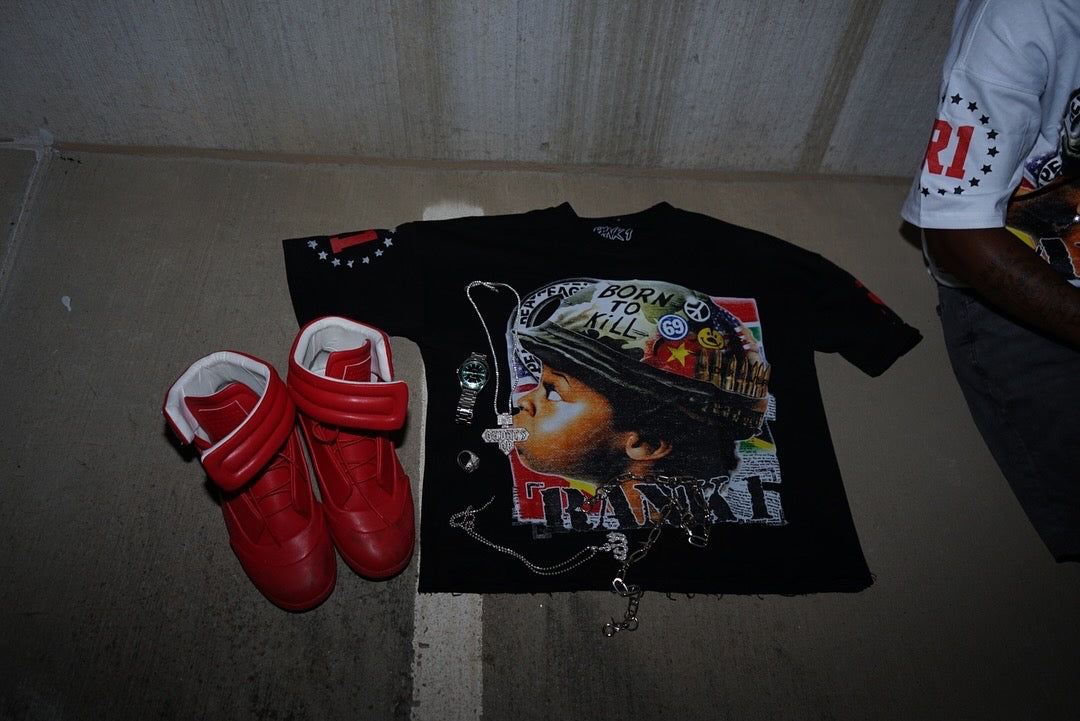 MILITARY TEE (BLACK)