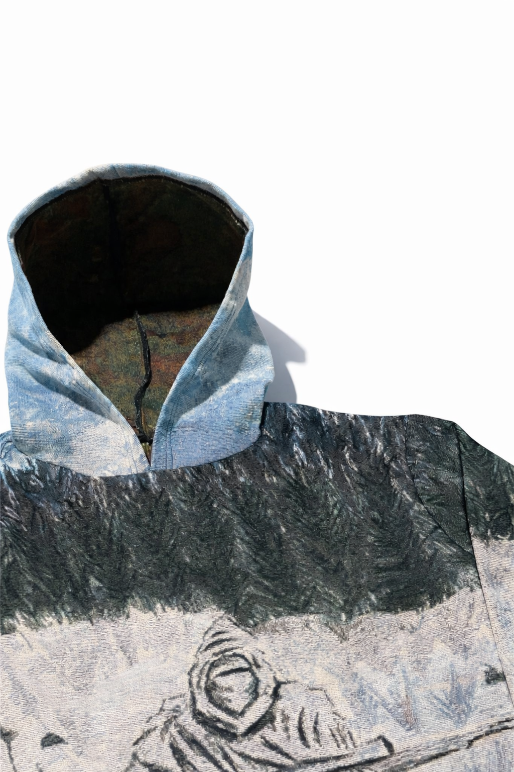 SNOWMAN TAPESTRY HOODIE