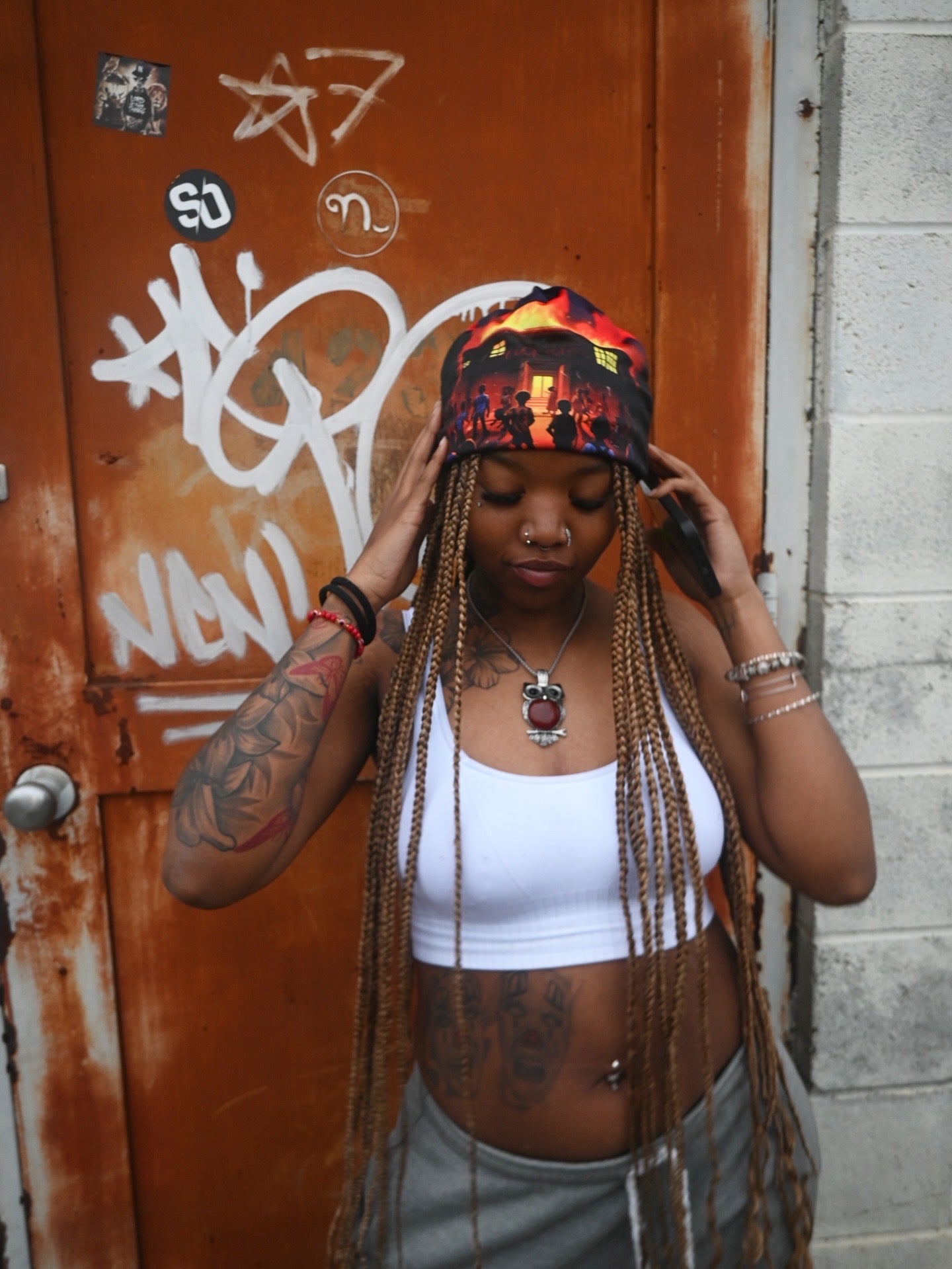 F**k SCHOOL SKULL CAP